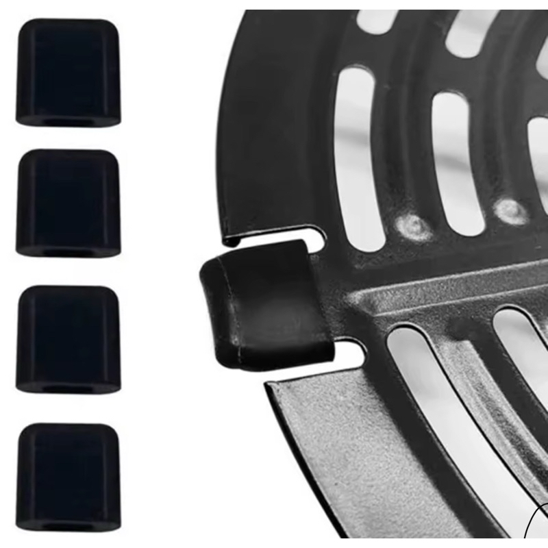 4 Peças Silicone Borrachinha Air Fryer Fritadeira A Ar Pára-Choques Borracha Anti-Riscos