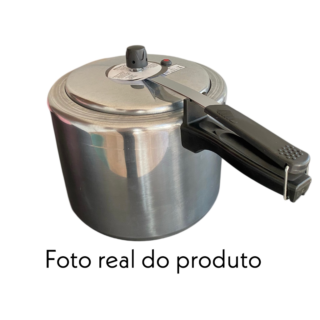 Panela de pressão 10,0 Litros - Fechamento Interno - Polida