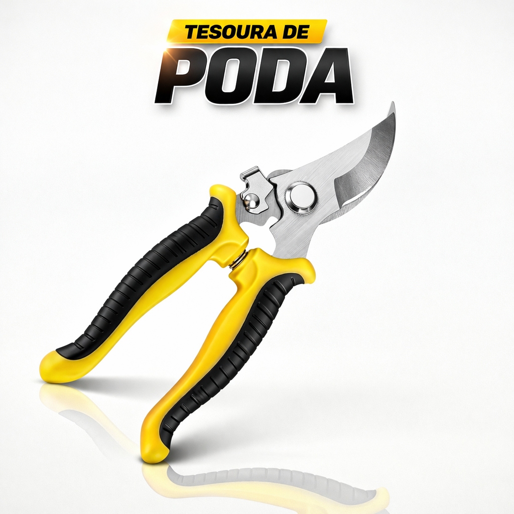 Tesoura De Poda Super Afiada Profissional Ferramenta  Alicate Para Jardinagem Aço Inoxidavel