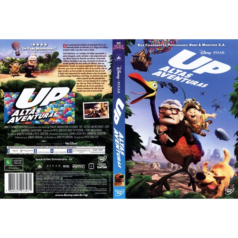 Up Altas Aventuras    DUBLADO E LEGENDADO   ‘Up’da Disney•Pixar é uma comédia de aventura sobre Carl Fredricksen, umvend