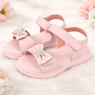 Sandália Infantil Menina Laço Pérolas Feminina Papete Escolar Delicada Confortável Antiderrapente em Oferta na Shopee