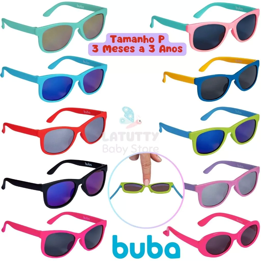 Óculos de Sol Infantil Buba com Proteção 100% UVA UVB