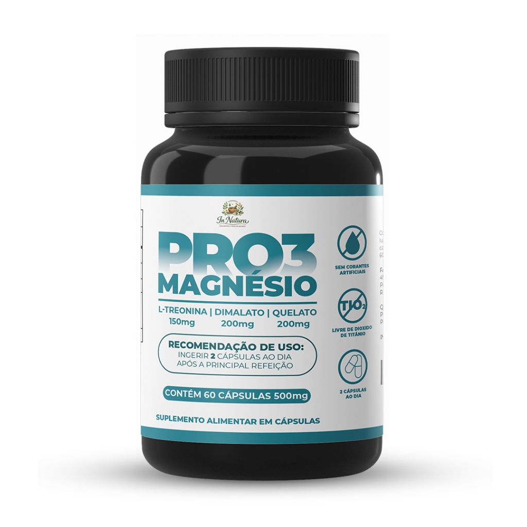 1 Un - Pro 3 Magnésio - 60 Capsulas - Envio Imediato - Poucas Unidades 1 Un - Pro 3 Magnésio - 60 Capsulas - Envio Imediato - Poucas Unidades