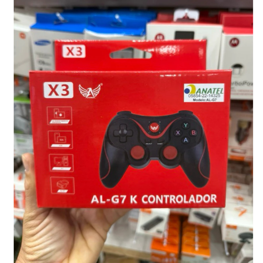 Novo Controle sem fio para PC, Ps3, Celular Android, Tablete, Cerlular, Box Tv, Tv Smart e Switch