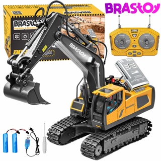 Brastoy Brinquedo Máquina Escavadeira Recarregável Com Controle Remoto em Oferta na Shopee