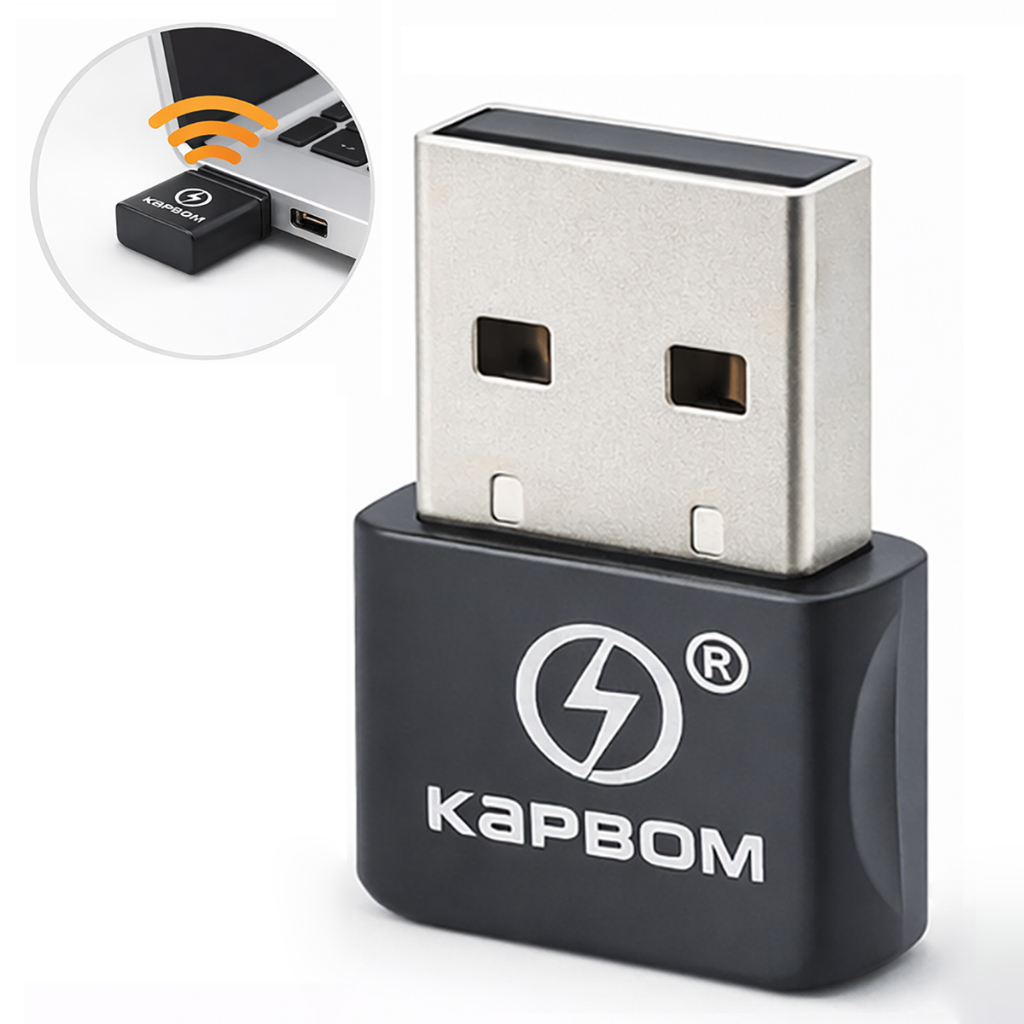 Adaptador de Rede WiFi USB Kapbom para PC Notebook