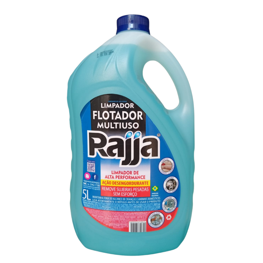 Flotador Multiuso Rajja 5 Litro - Limpador Desengordurante