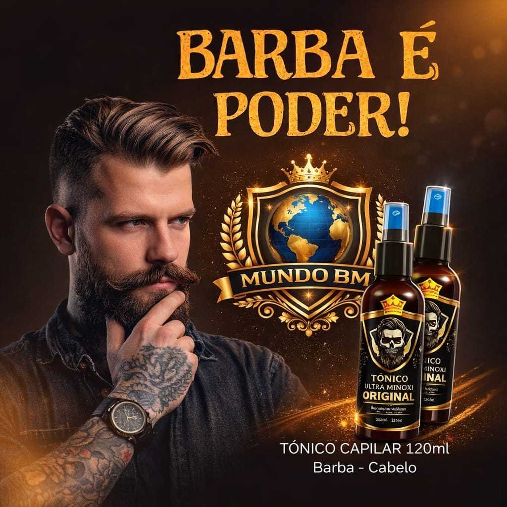 Kit 2x Tônico Capilar Ultra Minoxi D’lust 120ml Cresce Barba Cabelo Antiqueda Original Unissex