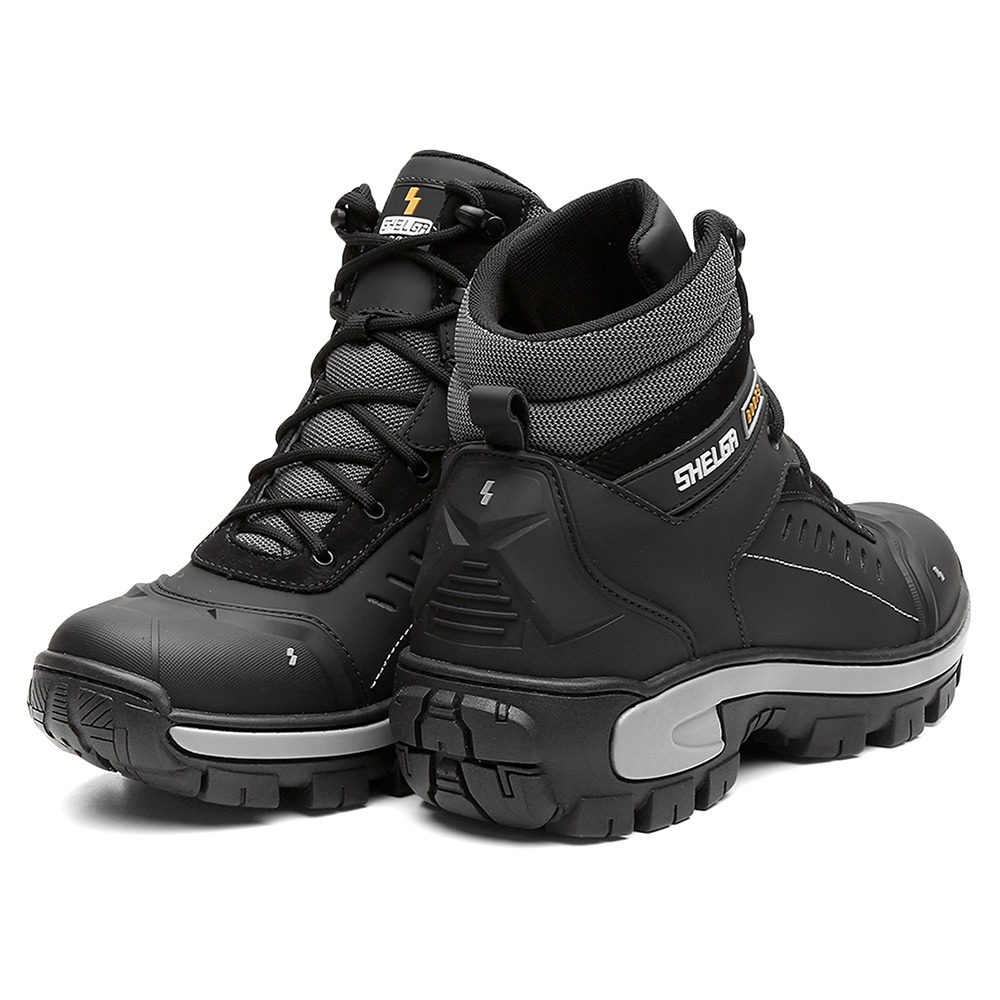 Bota Motoqueiro Masculina Adventure Antiderrapante Anatômica Envio Imediato — imagem 2 de 2