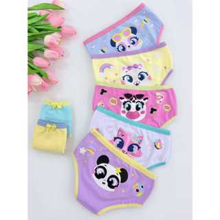 Kit Calcinha Infantil Menina Algodão Estampada | Cintura Alta | Forro 100% Algodão | Confortável em Oferta na Shopee