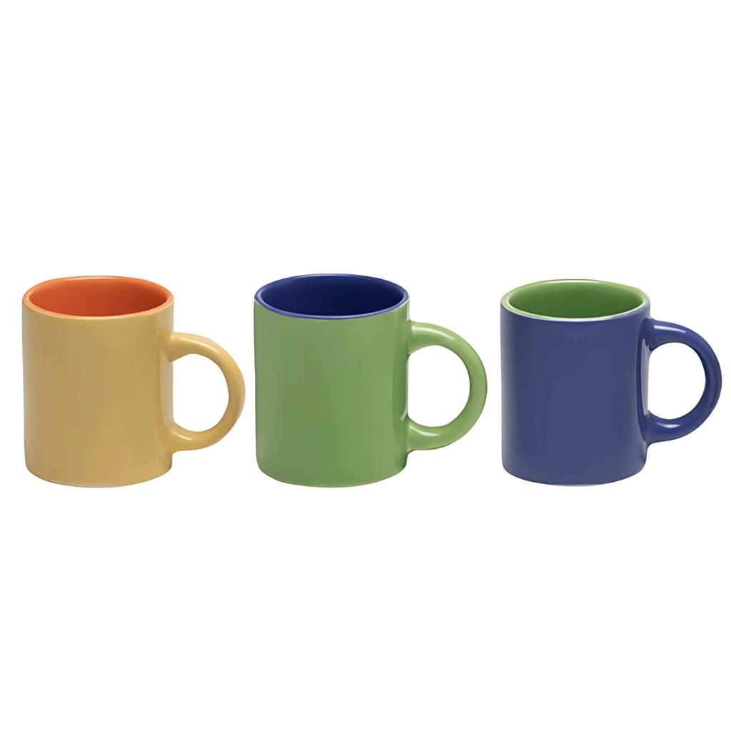 Mini Caneca Xícaras 1 Peça Cerâmica Para Café Expresso 100ml Coloridas Sortidas Avulsa em Oferta na Shopee