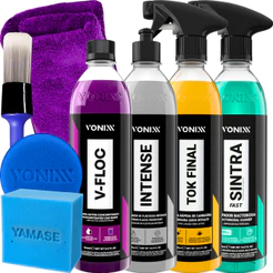 Kit Shampoo V-Floc Cera Tok Final Sintra Fast Intense Revitalizador de Plásticos Vonixx