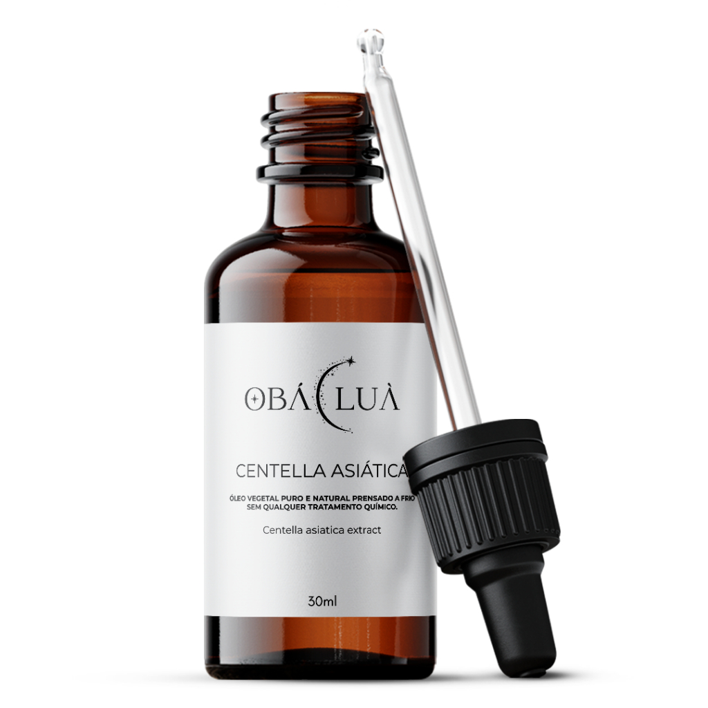 Óleo Vegetal de Centella Asiática OBÁ LUÀ 100% Puro – Uso Facial e Corporal