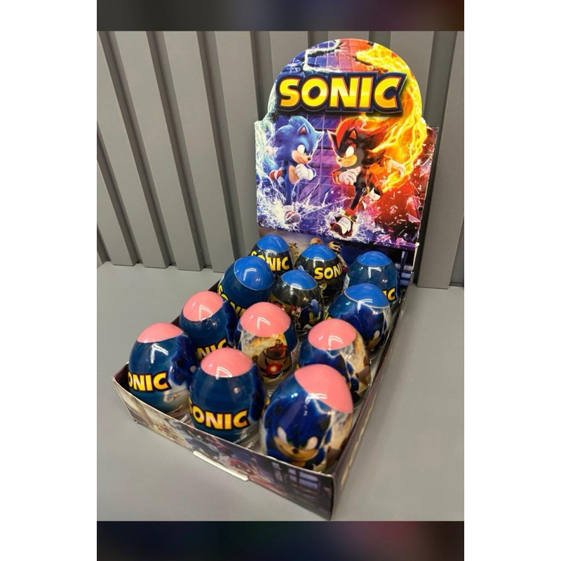 KIT cx COM 12 OVINHOS  DO SONIC ideal/ pra FESTA PÁSCOA 🐰 aniversario 🎁 lembrancinhas e Brindes festas 🥳