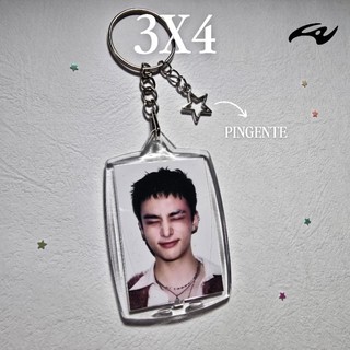 Chaveiro 3X4 Kpop | Chaveiro Acrílico Personalizado | Chaveiro Jungkook | Chaveiro Stray Kids