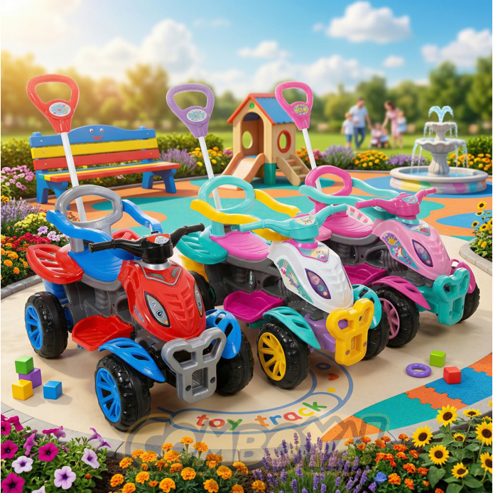 Carrinho Quadriciclo Andador Passeio Infantil Divertido Menino Menina Seguro Lazer Divertido