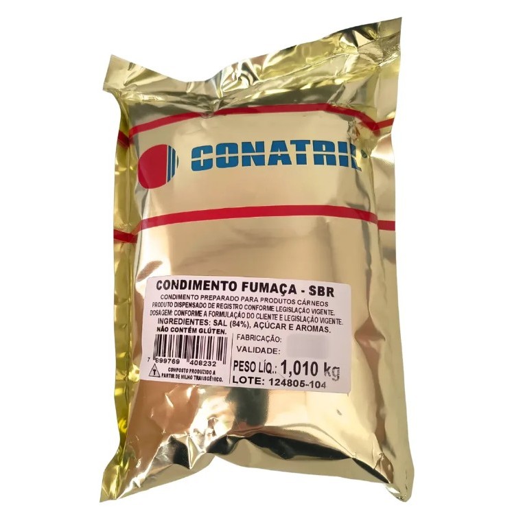 Fumaça Em Pó Natural 1 Kg Conatril Sabor Defumado Churrasco