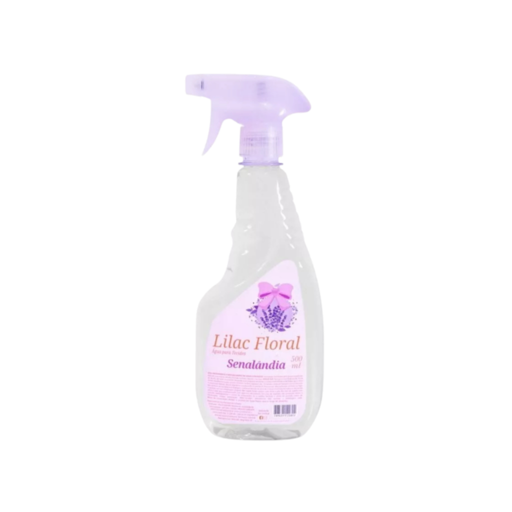 Água Perfumada De Tecidos 500ml Facilita Passar Lilac Floral