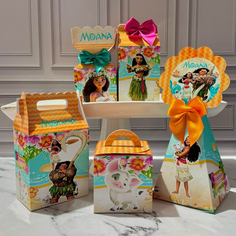 Kit Personalizados Tema Moana Festa Infantil Mimo/ Papelaria/ Caixinhas/ aniversário