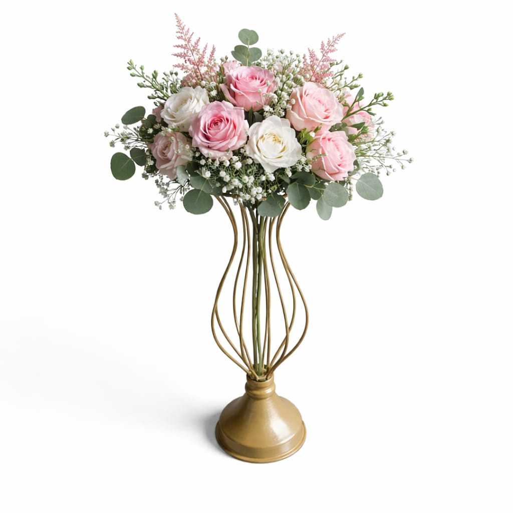 Vaso aramado Jarro Vaso decorativo Vaso para bordar com pérolas ou pedra Vaso metal