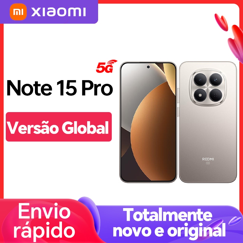 Xiaomi Redmi Note 15 Pro 5G 512GB / 256GB 8GB Ram Global NFC Original Envio Imed