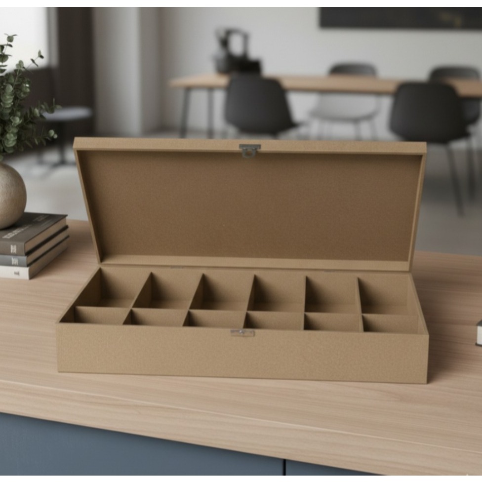 Caixa Porta Dinheiro Cédulas e Moedas Com Fecho Seguro Divisórias Madeira Organizadora Caixa Rápido em Oferta na Shopee