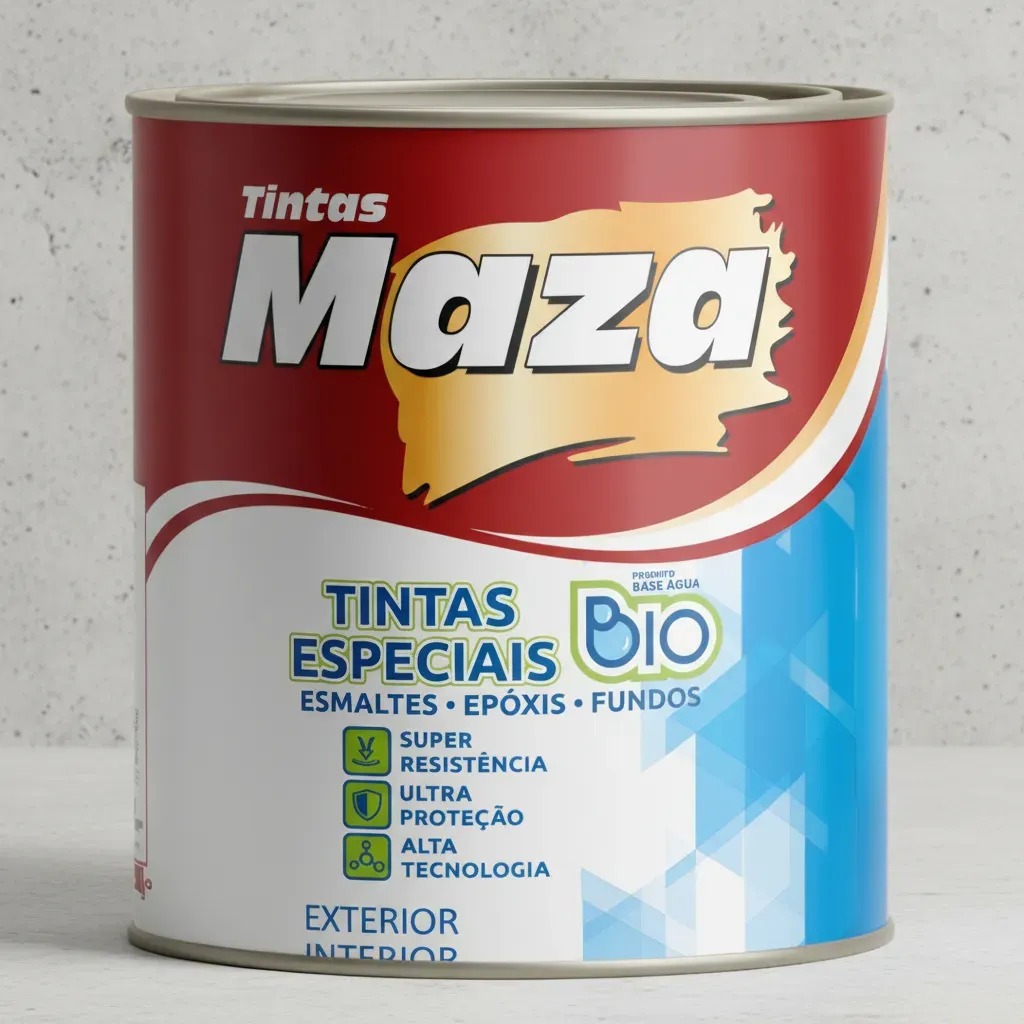 Tinta Esmalte Base Água Acetinado 900ml Cores Maza