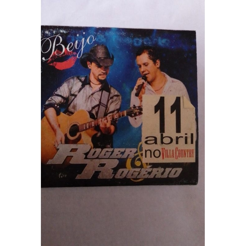 CD ROGER ROGÉRIO BEIJO SERTANEJO ORIGINAL
