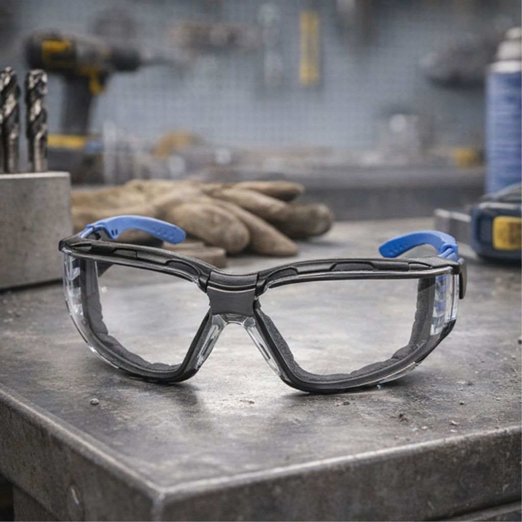 Óculos Segurança De Proteção Incolor Imola Haste Elástico Antiembaçante Antirrisco Industria Construção Ampla Visao Epi