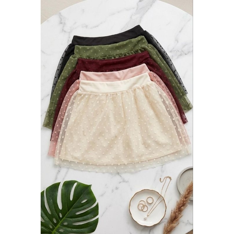 Saia tule poá infatil moda evangélica menina envio imediato
