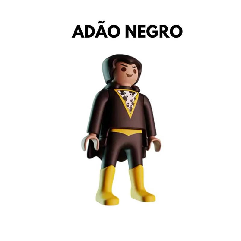 Adão Negro Kinder Ovo DC Comics Playmobil 2026