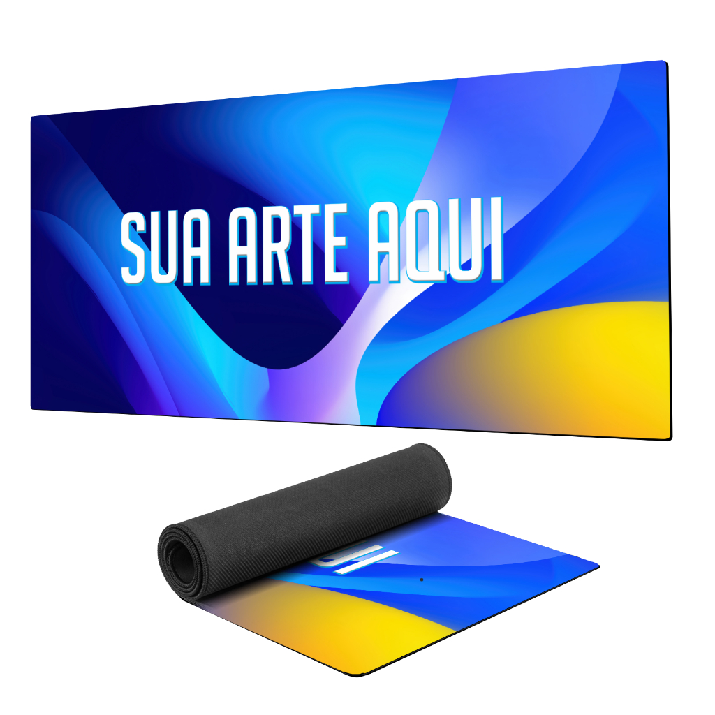 Mouse Pad Gamer Personalizado PREMIUM fundo de borracha 90x40 70x30 60x40 anime luffy mousepad extra grande