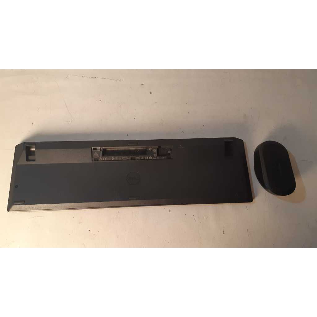 Teclado e mouse Dell sem fio, ABNT2 — Kb3121Wt - Usado