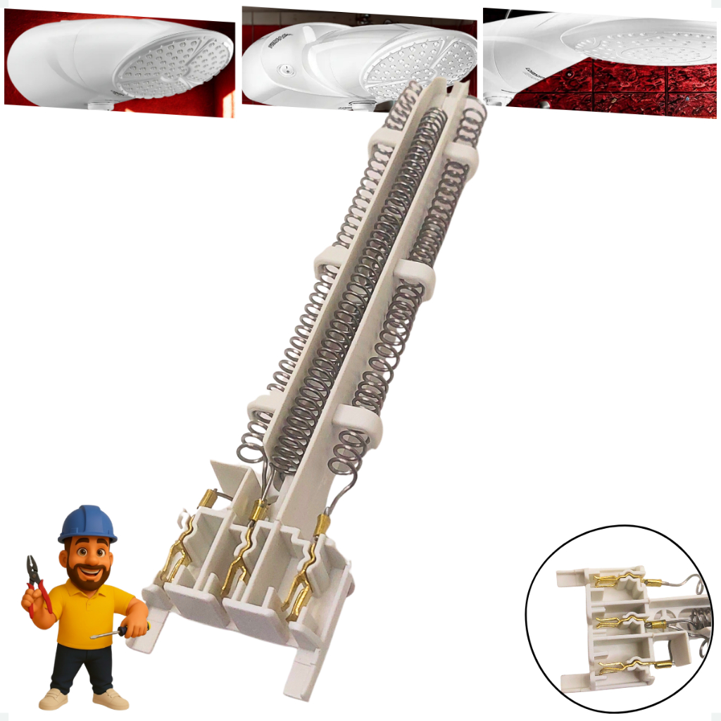 Resistência Ducha Advanced Multitemperatura / Advanced Flex / Top Jet Turbo 5500W 110V 127V - PMR