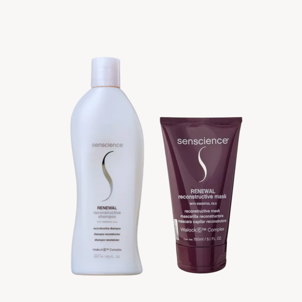 Senscience Reconstrução Renewal  Shampoo 280ml  + Máscara 150ml