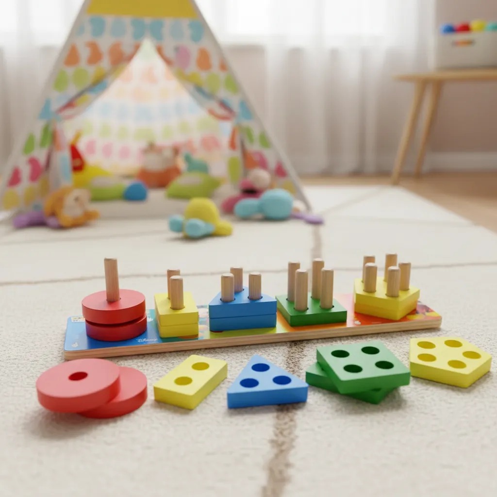 Brinquedo Encaixe Divertido MDF Brinquedo Educativo Disney
