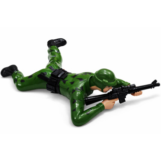 Boneco Soldado A Pilhas Que Rasteja Soldadinho  Rastejante Brinquedo Musical som em Oferta na Shopee