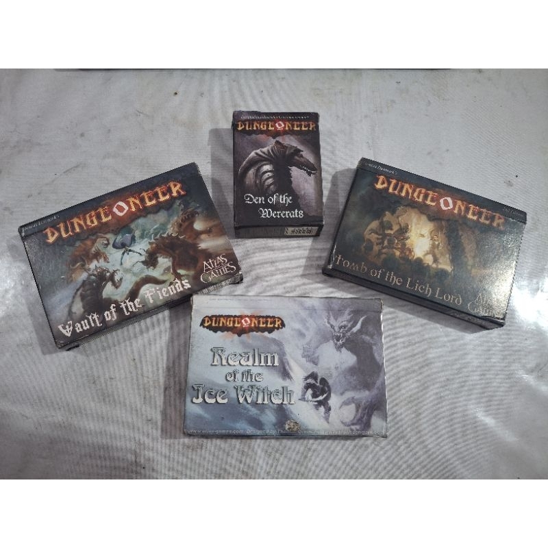 Lote Coleção Dungeoneer: 4 Jogos Card Game - Atlas Games