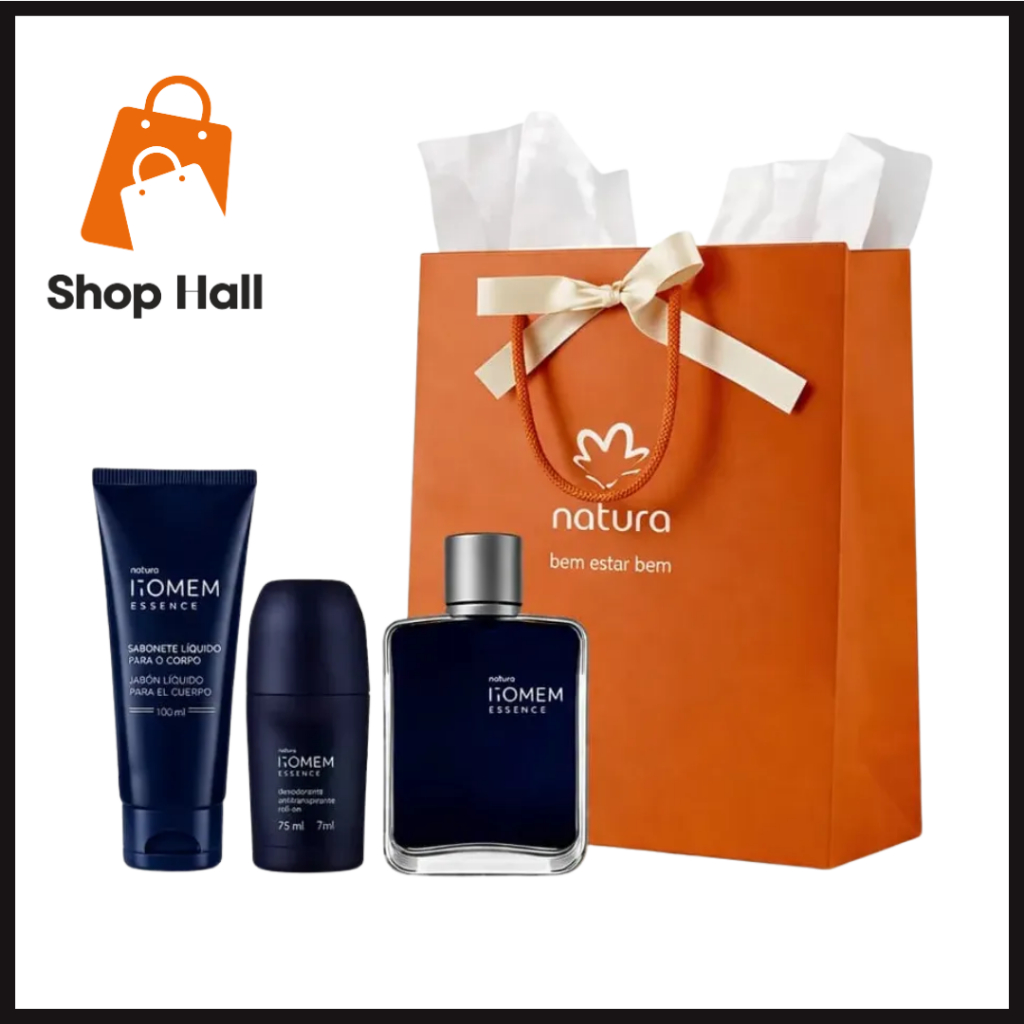 Kit Presente Natura Homem Essence Completo (3 Produtos)