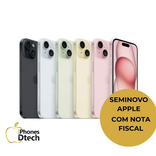 Usado: iPhone 15 128Usado: iPhone 15 128GB - Original com NF - com Garantia - Seminovo - Original com NF