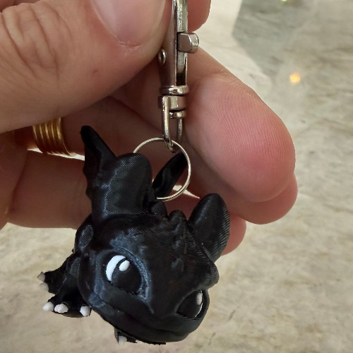 Chaveiro Furia da Noite Como Treinar Seu Dragão.