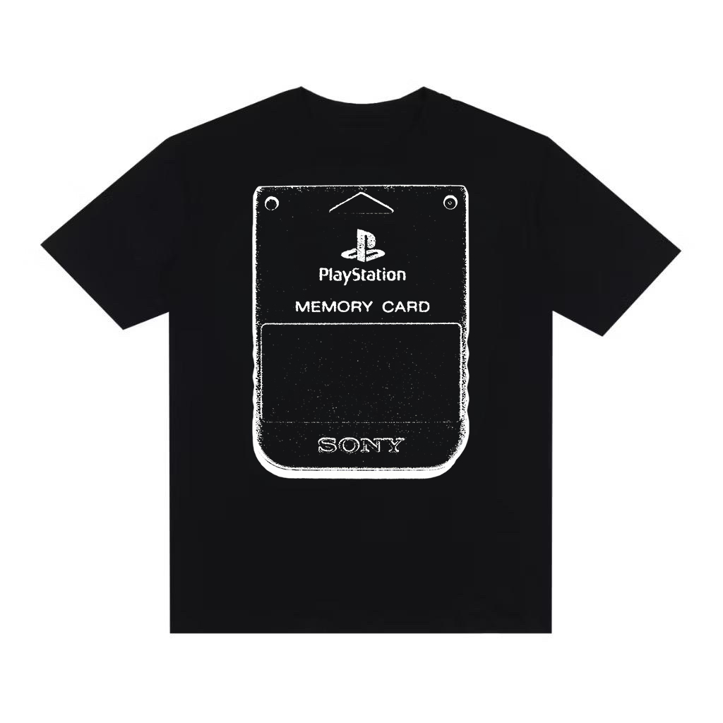 Camiseta Streetwear Memory Card Ps2 Play 2 Camisa Oversized Gótica Alternativa Estampada Y2k Swag
