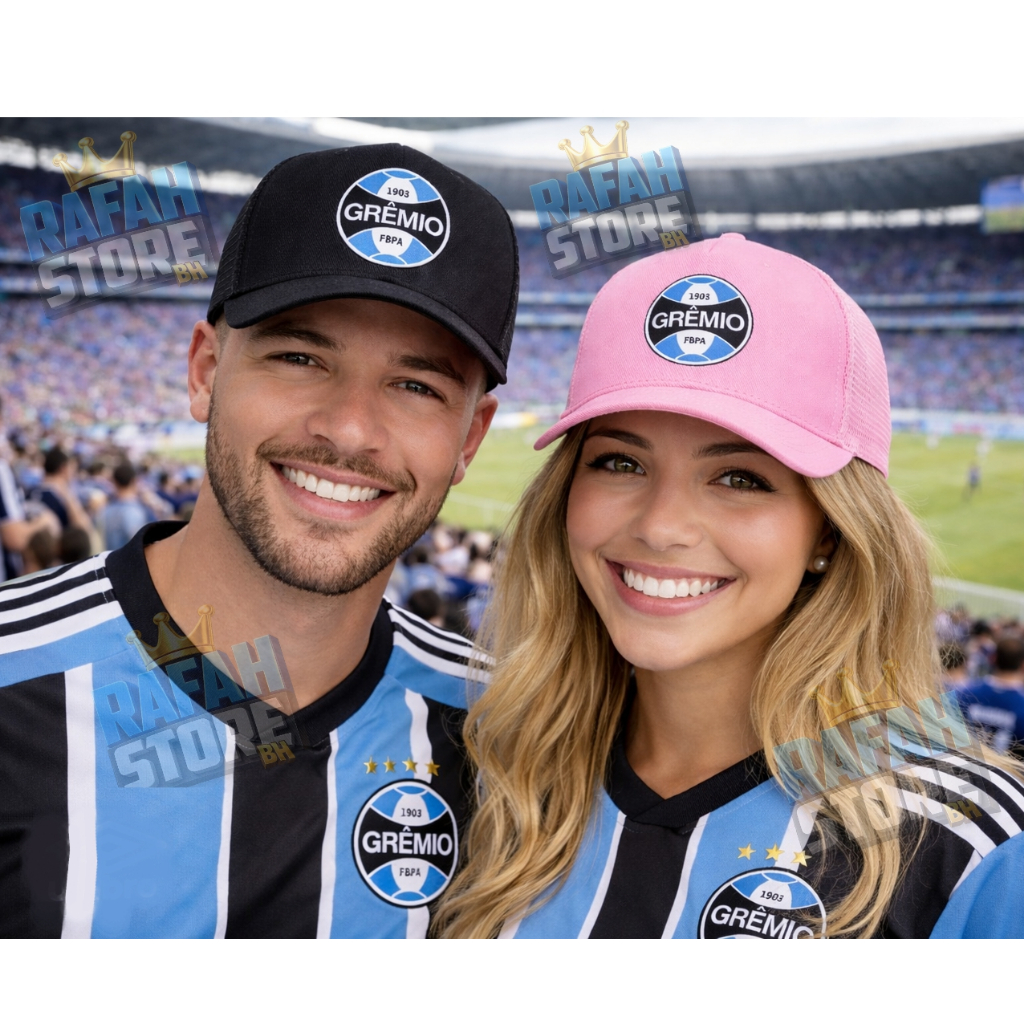 BONÉ GRÊMIO - BONÉ TRICOLOR