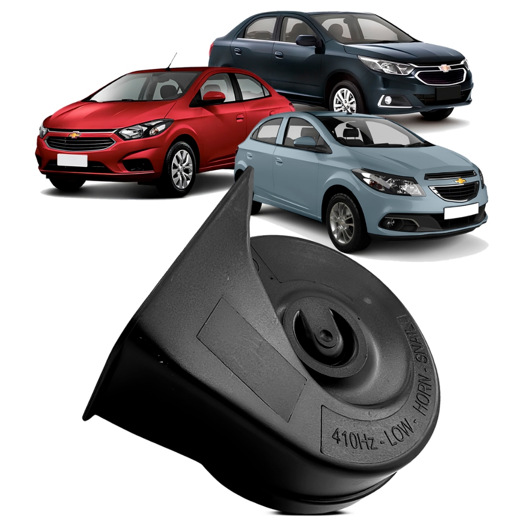 Buzina Caracol 12V Chevrolet Onix Prisma S10 Grave Potente