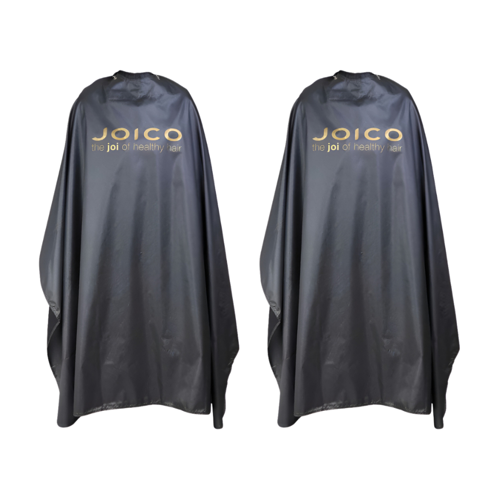 Kit 2 Capas de Corte Joico Cetim Profissional para Barbeiros e Cabeleireiros com Botão