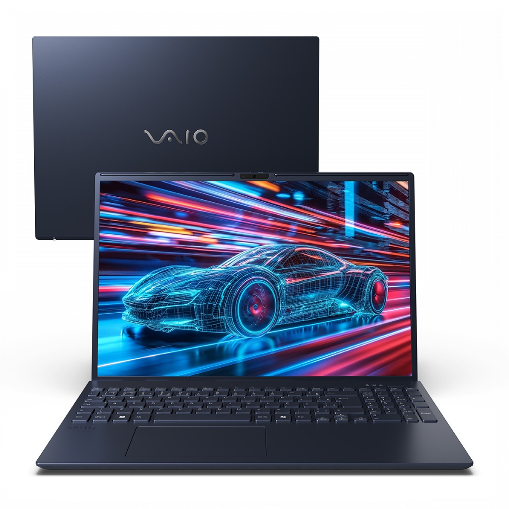 Notebook VAIO FE16 Intel® Core™ i5-1335U Linux 16GB RAM 512GB SSD 16" IPS WUXGA Antirreflexo - Cinza