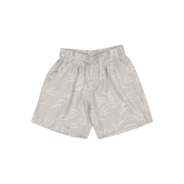BERMUDA DE TACTEL DE MENINO ESTAMPADA CINZA CLARO TECIDO 94% POLIESTER 06% ELASTANO INFANTIL E JUVENIL MARCA OGOCHI