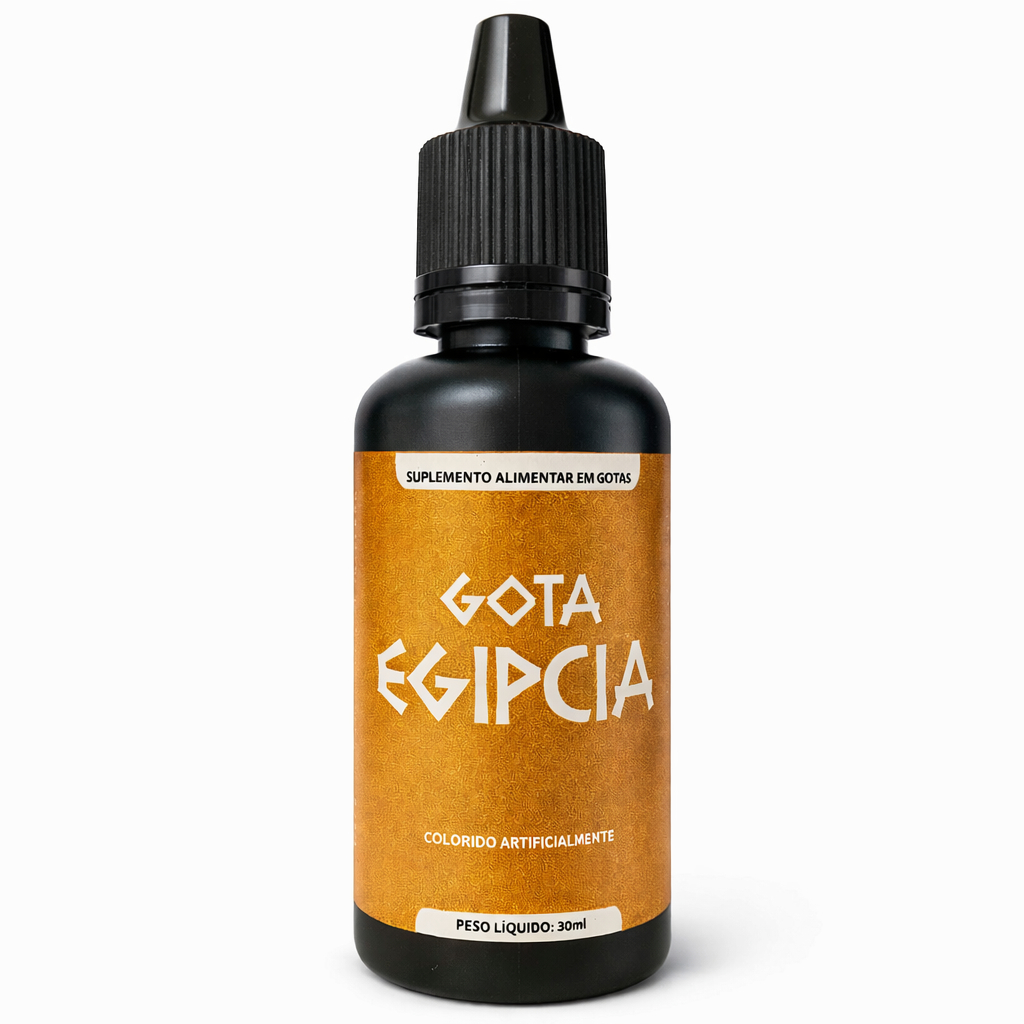 Arginina Taurina Zinco Magnésio Gotas 30ml Gota Egipcia 1 Unidade Sabor Menta