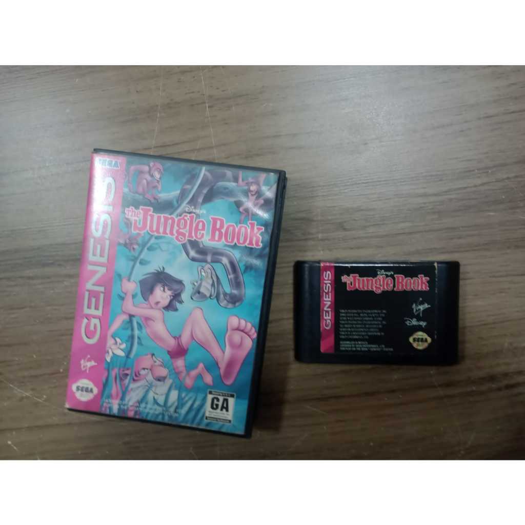 CARTUCHO THE JUNGLE BOOK - MOGLI - ORIGINAL COM CAIXA - MEGA DRIVE