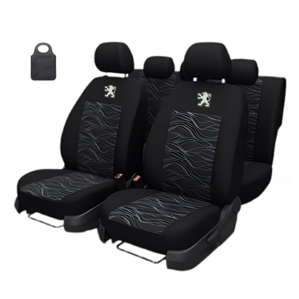 Capas Para Bancos De Carro Tecido Grosso Peugeot 206 207 208 307 308 408 Partner
